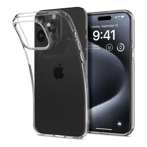 Θήκη Σιλικόνης Spigen Liquid Crystal Back Cover για iPhone 15 Pro - Clear