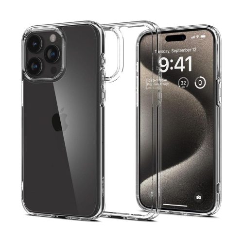 Θήκη Σιλικόνης Spigen Ultra Hybrid Back Cover για iPhone 15 Pro Max - Clear