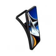 Θήκη Σιλικόνης Spigen Rugged Armor για Xiaomi Poco X4 Pro 5G - Black