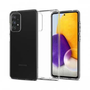 Θήκη Σιλικόνης Spigen Liquid Crystal για Samsung Galaxy A72 - Clear