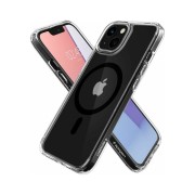 Θήκη Σιλικόνης Spigen Ultra Hybrid με MagSafe για Apple iPhone 14  - Διάφανο / Μαύρο