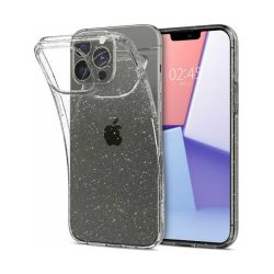 Θήκη Σιλικόνης Spigen Liquid Crystal Glitter για Apple iPhone 13 Pro Max - Clear
