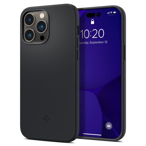 Θήκη Σιλικόνης Spigen Silicone Fit Mag Safe για Apple iPhone 14 Pro Max - Black