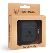 Θήκη Σιλικόνης Tactical Velvet Smoothie για Apple Airpods 1/2 - Asphalt