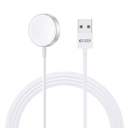 Καλώδιο Φόρτισης Tech-Protect Ultraboost Magnetic για Apple Watch 1.20m - White