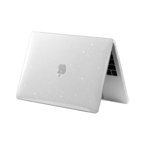 Σκληρή Θήκη Τech Protect Smartshell για MacBook New Air 13” M2/M3/M4/M5 2022-2025 - Glitter Clear