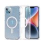 Θήκη Σιλικόνης Tech-Protect Flexair Hybrid Magsafe Glitter για iPhone 13/14 - Διάφανο