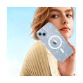 Θήκη Σιλικόνης Tech-Protect Flexair Hybrid Magsafe Glitter για iPhone 13/14 - Διάφανο