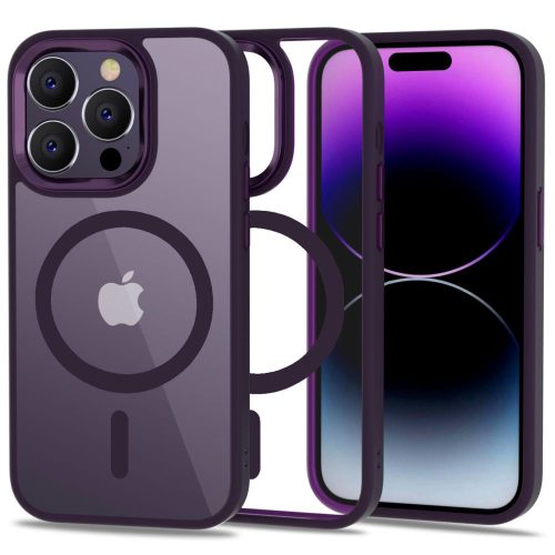 Tech-Protect Θήκη Magmat MagSafe για Apple iPhone 14 Pro Max - Purple / Clear