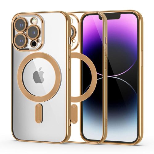 Θήκη Σιλικόνης Tech-Protect Magshine Magsafe για iPhone 14 Pro - Gold