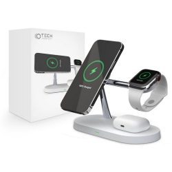 Tech Protect A12 3IN1 Magnetic Magsafe Wireless Charger - White
