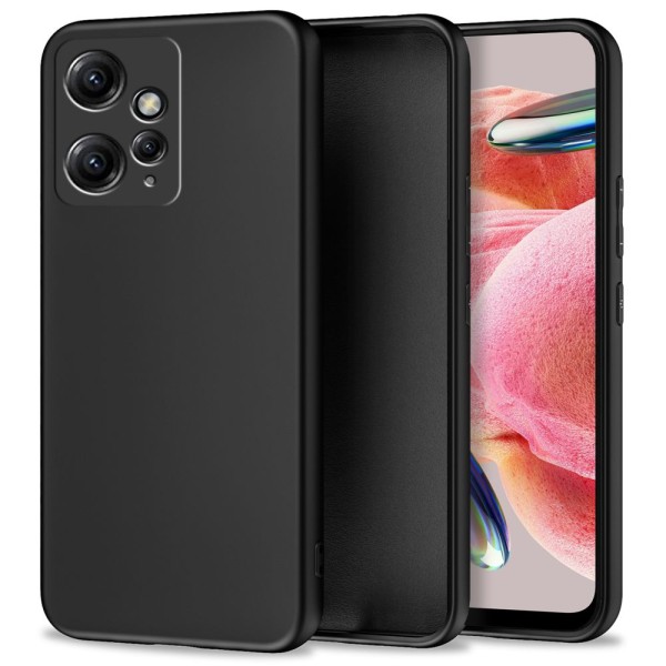 Θήκη Σιλικόνης Tech-Protect Icon Back Cover για Xiaomi Redmi Note 12 4G - Black