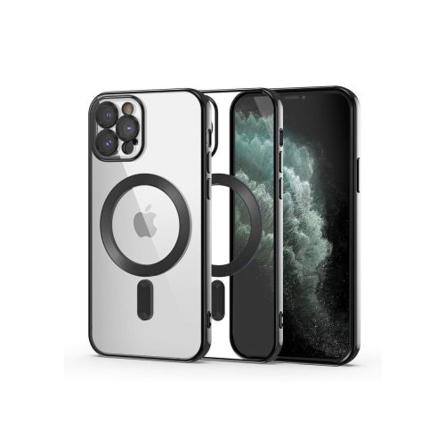 Θήκη Σιλικόνης Tech-Protect Magshine Magsafe για iPhone 12 - Black