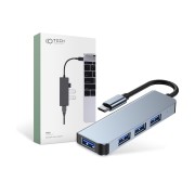 Αντάπτορας Tech-Protect V1-HUB 4in1 - Grey 