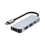 Αντάπτορας Tech-Protect V2-HUB 4in1 - Grey 