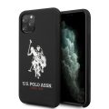 Σκληρή Θήκη U.S. Polo Big Horse Silicone Cover for iPhone 11 Pro - Black