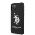 Σκληρή Θήκη U.S. Polo Big Horse Silicone Cover for iPhone 11 Pro - Black