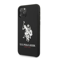 Σκληρή Θήκη U.S. Polo Big Horse Silicone Cover for iPhone 11 Pro - Black
