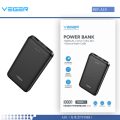 Power Bank Veger A10 10000 mAh PD20W με Led Light Indicator - Black