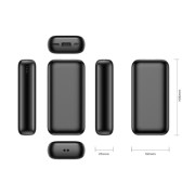 Power Bank Veger S10 10000 mAh PD20W με Ένδειξη LED - Black