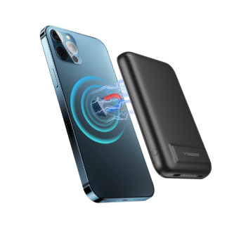 PowerBank Veger MagOn Kick Wireless MagSafe Fast Charge  5000mAh 15W  - Black