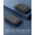 PowerBank Veger S20 - 20000mAh 20W με 2 Θύρες USB-A και Θύρα USB-C Power Delivery / Quick Charge - Black