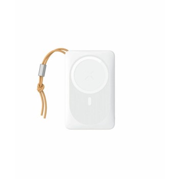 PowerBank Veger MagOn Wireless MagSafe Fast Charge 10000mAh 15W με Θύρα USB-A και Θύρα USB-C Power Delivery  - White