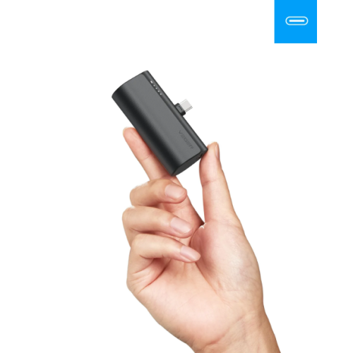 Veger V0556 5000 PD 22.5W USB-C Mini Power Bank 5.000mAh Power Delivery - Μαύρο