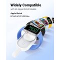 Veger W0102 Portable Charger for Apple Watch - Φορητός Ασύρματος Φορτιστής Apple Watch 1200mAh - 2.5W - White