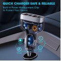 Φορτιστής Αυτοκινήτου Veger 66W με Fast Charging με 2 Θύρες USB και 2 Θύρες Type C  - Black