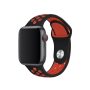 WiWU Λουράκι Σιλικόνης Dual Color Sport Apple Watch 42/44/45/46/49mm - Black/Red