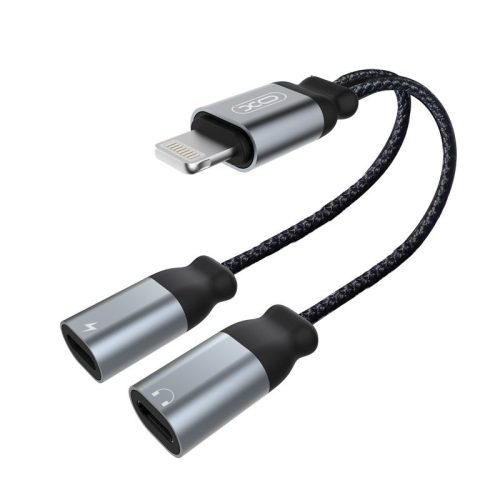 Αντάπτορας XO NBR160A Lightning Σε Ligthning + Mic - Grey