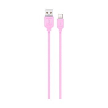 Καλώδιο XO Design NB36 Regular USB 2.0 σε Micro USB 2.1A 1m - Pink