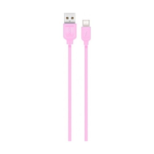 Καλώδιο XO Design NB36 Regular USB 2.0 σε Micro USB 2.1A 1m - Pink
