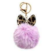 Fluffy Bag Keychain Μπρελόκ - Light-Pink
