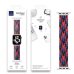 WiWU Λουράκι Braided Stretchy για Apple Watch 42/44/45/46/49mm (Size: M) - Black Red Blue