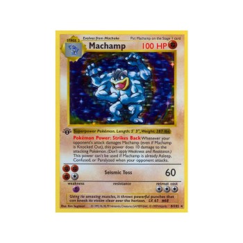 Machamp (Base Set 8/102) (Holo Rare) English - Poor