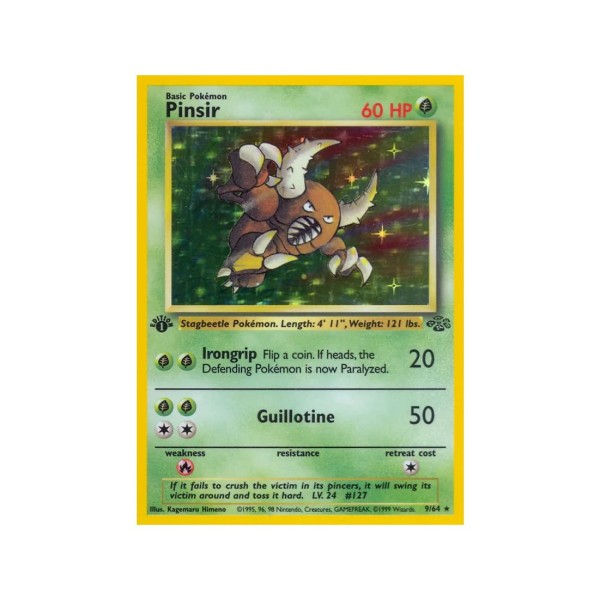 Pinsir (Jungle 9/64) (Holo Rare) English - Light Played