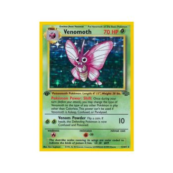 Venomoth (Jungle 13/64) (Holo Rare) English - Light Played
