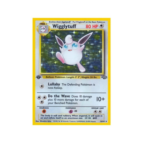 Wigglytuff (Jungle 16/64) (Holo Rare) English - Light Played