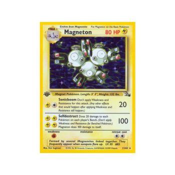 Magneton (Fossil 11/62) (Holo Rare) English - Light Played