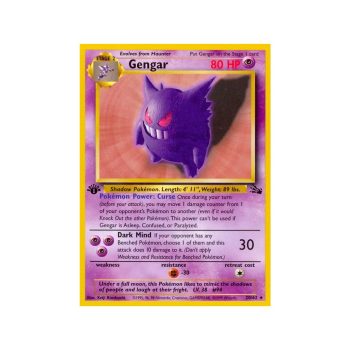 Gengar (Fossil 20/62) (Rare) English - Light Played