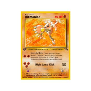 Hitmonlee (Fossil 22/62) (Rare) English - Light Played