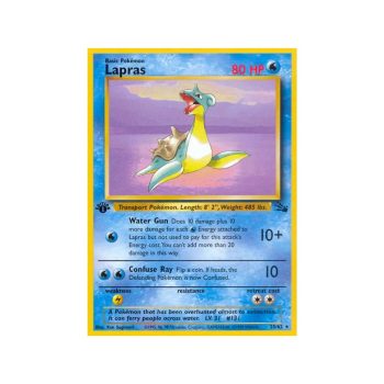 Lapras (Fossil 25/62) (Rare) English - Light Played