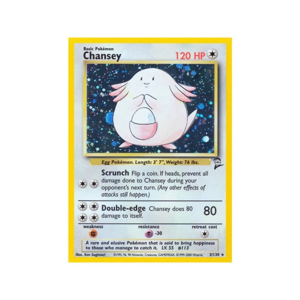 Chansey (Base Set 2 3/130) (Holo Rare) English - Played