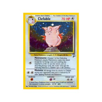 Clefable (Base Set 2 5/130) (Holo Rare ) English - Near Mint