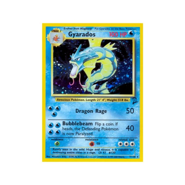 Gyarados (Base Set 2 7/130) (Holo Rare ) English - Near Mint