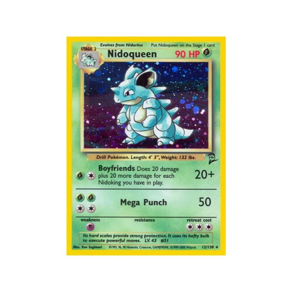 Nidoqueen (Base Set 2 12/130) (Holo Rare ) English - Excellent