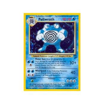 Poliwrath (Base Set 2 15/130) (Holo Rare ) English - Near Mint