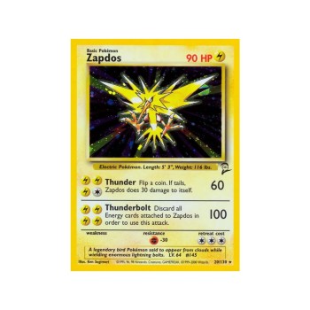 Zapdos (Base Set 2 20/130) (Holo Rare ) English - Near Mint